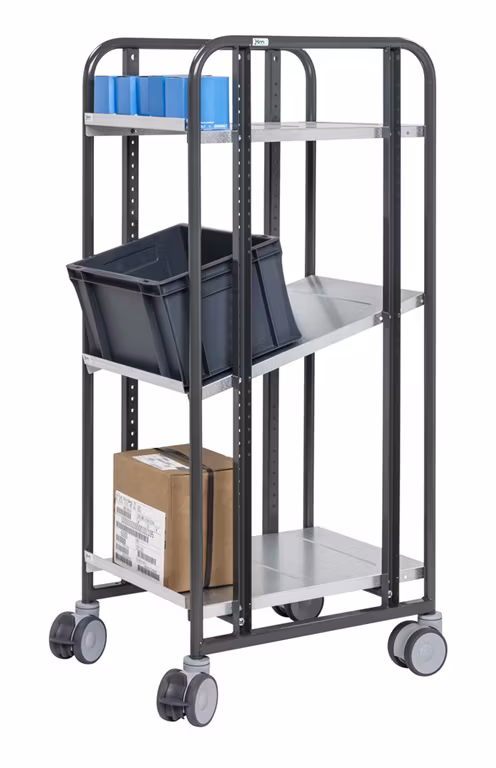 Plockvagn 477x638x1300mm, KM168-3LS-ERGO