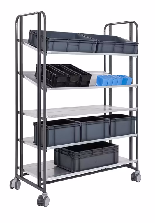 Plockvagn 1277x638x1850mm, KM168-5HL-ERGO