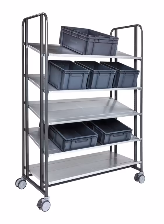 Plockvagn 1277x638x1850mm, KM168-5HL-ERGO