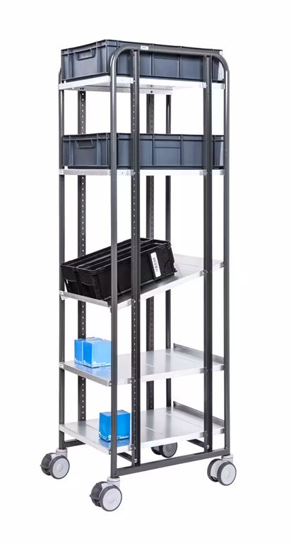 Plockvagn 477x638x1850mm, KM168-5HS-ERGO