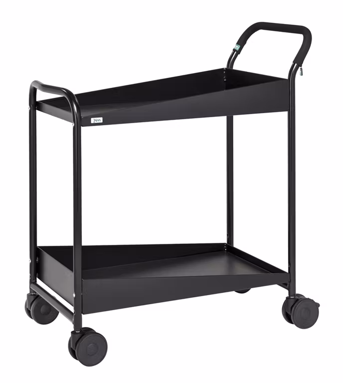 Serveringsvagn svart, 866x455x980mm, 150kg, KM1987-S