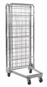 Rullcontainer stackningsbar 850x720x1740mm, broms, KM2000-3B