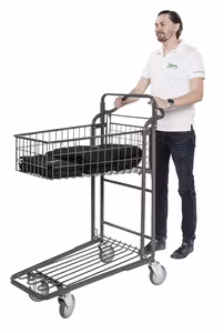 Butiksvagn 980x530x1210mm, 300kg, KM4202-KD-ERGO