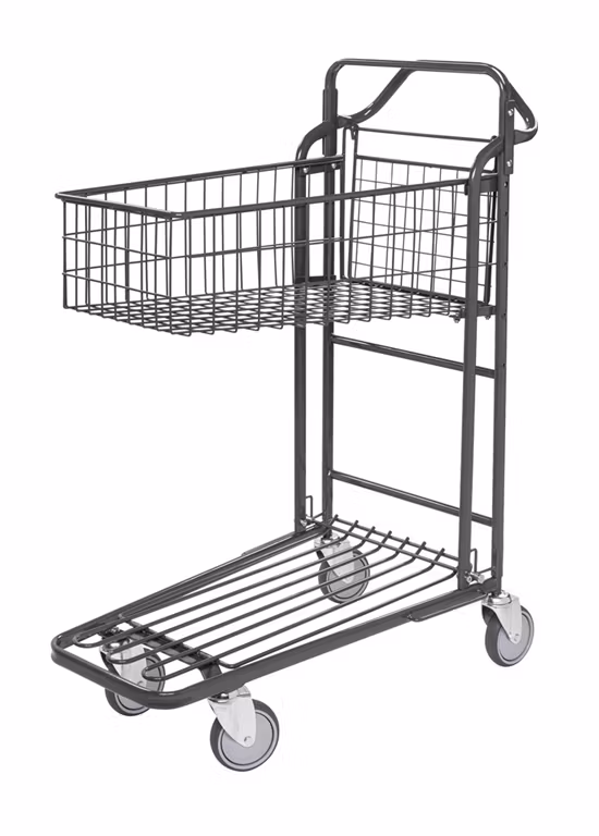 Butiksvagn 980x530x1210mm, 300kg, KM4202-KD-ERGO