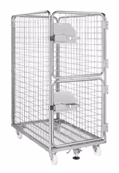 Rullcontainer 4 sidor, 1200x750x1695mm, 800kg,  KM80-S