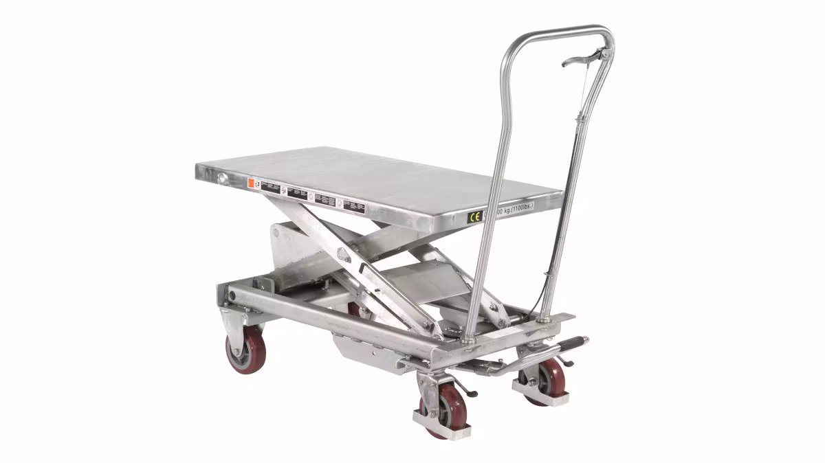 Rostfritt lyftbord 500 kg, 1860055050