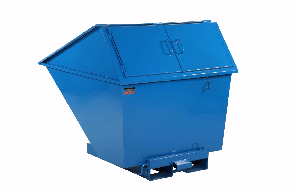 Tippcontainer med lock 1100 liter, 2012011110