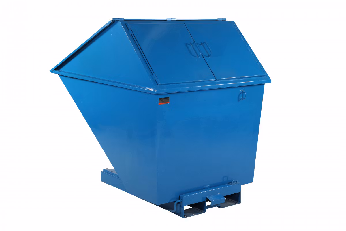 Tippcontainer med lock 1300 liter, 2012011130