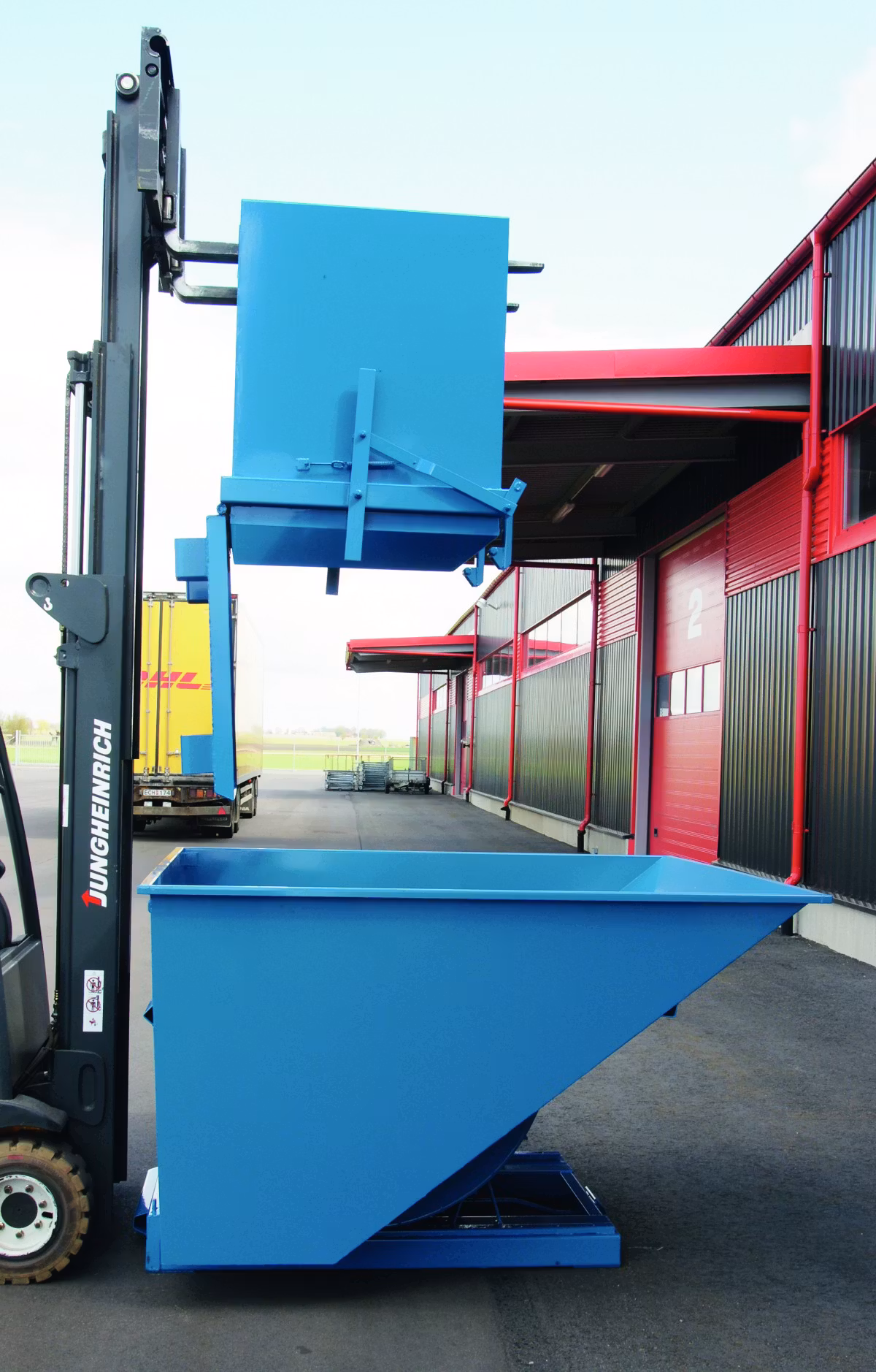 Bottentömmande container 1000 liter, 2017018100