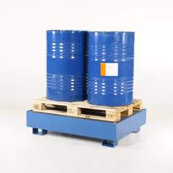 Uppsamlingskärl för 2 stående fat, 260 liter, 2311020020