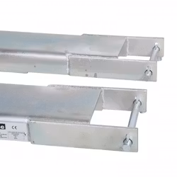 Förlängningsgafflar galvaniserad stål, 1800 mm, 2500 kg, 2520032215