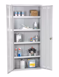 Kemikalieskåp, 1950x920x420mm, 4 hyllplan, 4010071520