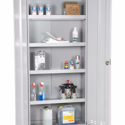 Kemikalieskåp, 1950x920x420mm, 4 hyllplan, 4010071520