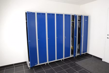 Klädskåp blå / grå, 2 dörrar, 4011071320