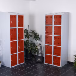 Förvaringsskåp, blå / grå 10-fack, 4011071353