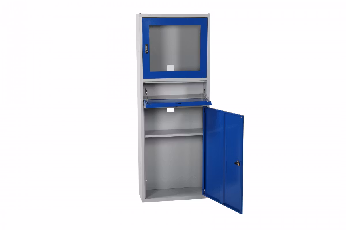 Dataskåp Flat Screen, blå / grå, 4031071152