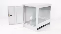 Halvt datorskåp, grå, 4031071156