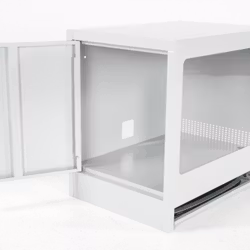 Halvt datorskåp, grå, 4031071156