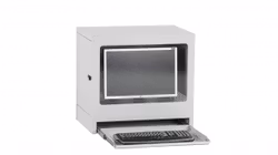 Halvt datorskåp, grå, 4031071156