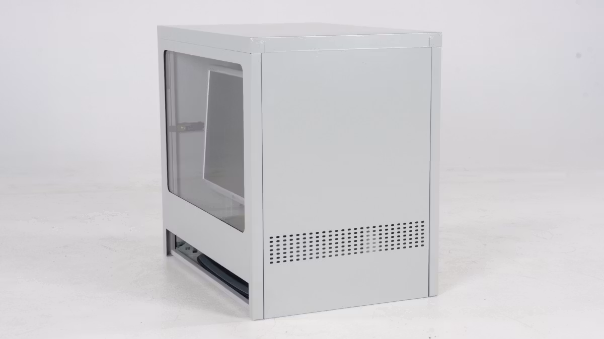 Halvt datorskåp, grå, 4031071156