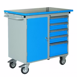 Verktygsvagn 5 lådor och  ett skåp, Vinylskiva, 4033074021