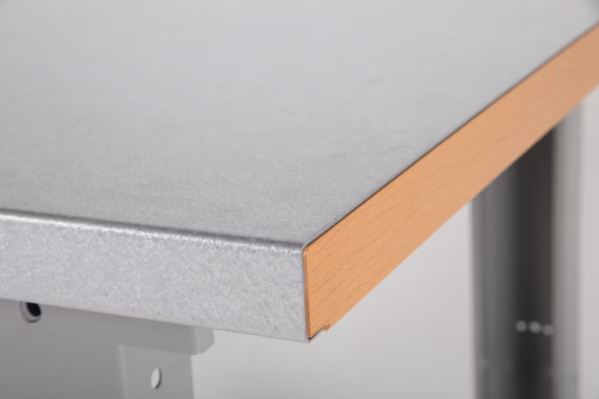 Arbetsbord stålskiva,  1600 mm, 500 kg, 4231743303