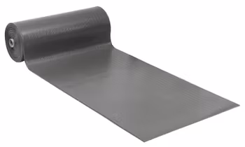 Arbetsplatsmatta Senso Ribb Plus, bredd 1,20 m, grå, hel rulle 18,3 m