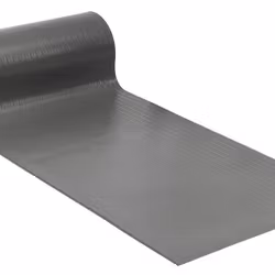 Arbetsplatsmatta Senso Ribb Plus, bredd 60 cm, grå, hel rulle 18,3 m