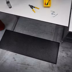 Arbetsplatsmatta Senso Nitril, 600x900 mm, svart