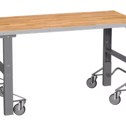 Arbetsbord Mobil 1600x800 mm Ekparkett, 1-662-136