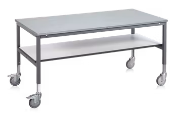 Arbetsbord LD Mobilt 1600x800 mm Plåt, 1-890-0
