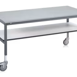 Arbetsbord LD Mobilt 2000x800 mm, plåt, 1-891-0