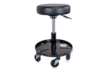 Verkstadspall på hjul och bricka för verktyg, H01-004-001-02