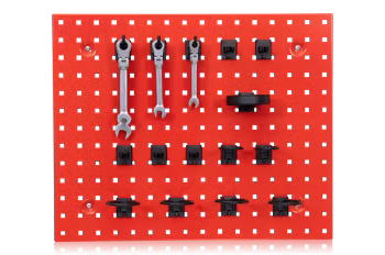 Verktygstavla 608x494 mm röd, H01-001-002-08