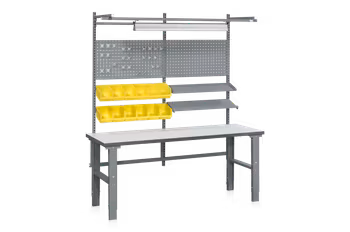 Arbetsbord komplett 2000x800x40 mm vinyl, 1-929-136