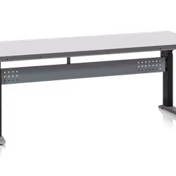 Arbetsbord 4 pelare 2000x800 grå laminat, 11-280-100