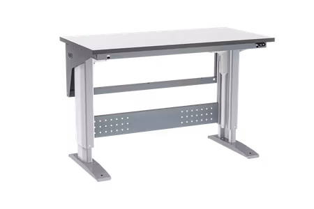 Arbetsbord 1200x600 mm grå laminat, 300-12060-01