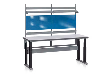 Arbetsbord 4 pelare W280, 2000x800 mm komplett A, 11-280-110
