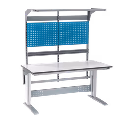 Motoriserat arbetsbord 1600x800x24 mm laminat, 300-16080-13