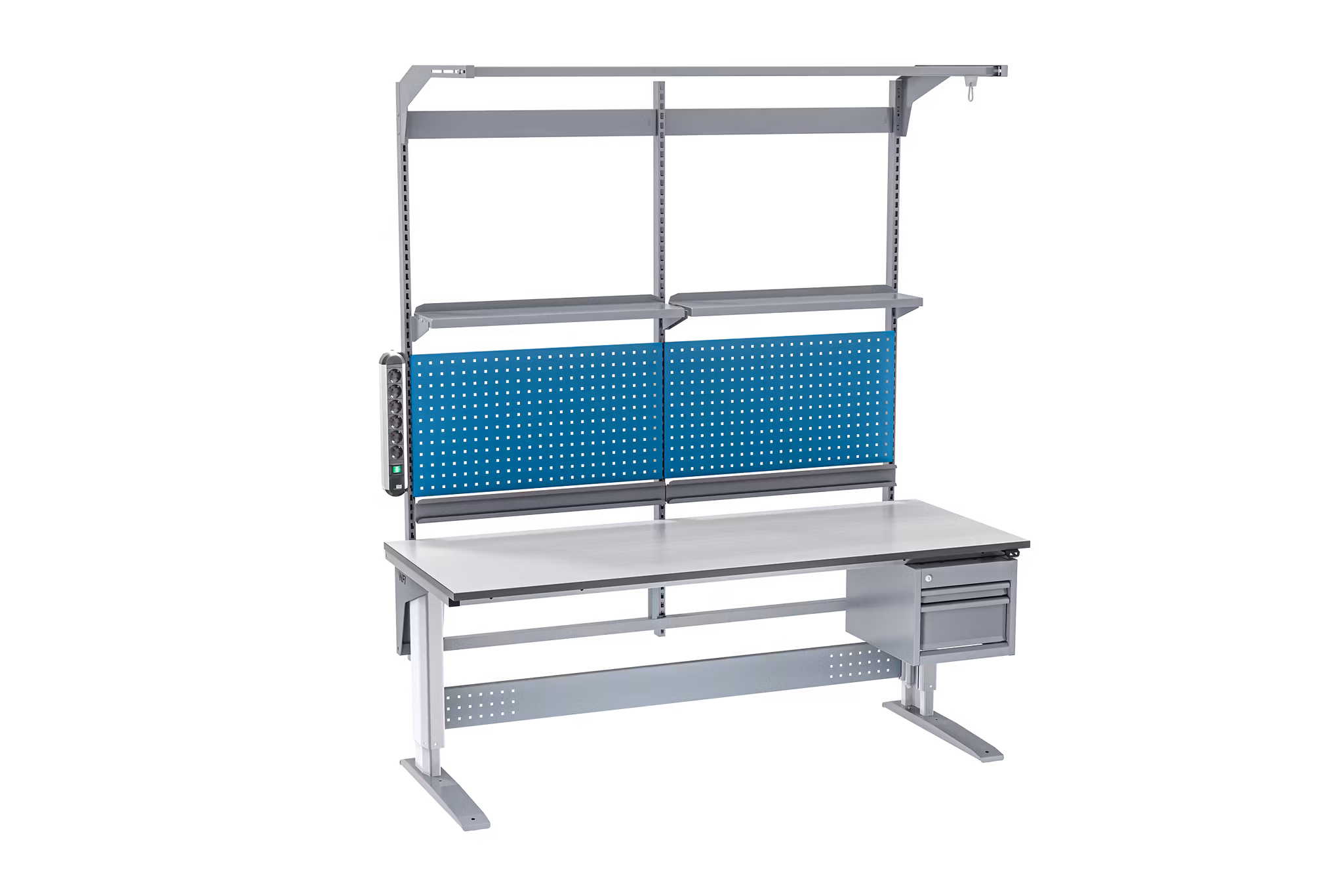 Motoriserat arbetsbord 2000x800x24 mm Laminat, 400-20080-17