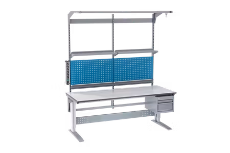 Motoriserat arbetsbord 2000x800x24 mm Laminat, 400-20080-17