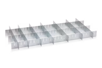 Inredning utdragbar låda 10 plåtprofiler, 4-418-0