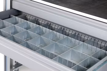 Inredning utdragbar låda 10 plåtprofiler, 4-418-0