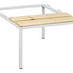 Sittbänk till klädskåp bredd 600 Grå, 616111-135