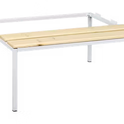 Sittbänk till klädskåp bredd 900 grå, 616112-135