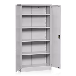 Dokumentskåp inklusive 4 hyllplan 2000x1000x500 mm, 4-601-33