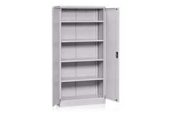 Dokumentskåp inklusive 4 hyllplan 1800x920x420 mm, grå, 4-602-33