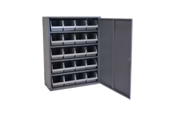 Skåp 20 med 4 hyllplan  inkl 20 backar, 4-775-136