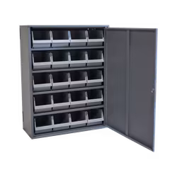 Skåp 20 med 4 hyllplan  inkl 20 backar, 4-775-136