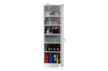 Kemikalieskåp brandisolerat inkl 5 hyllor, 4-653-4